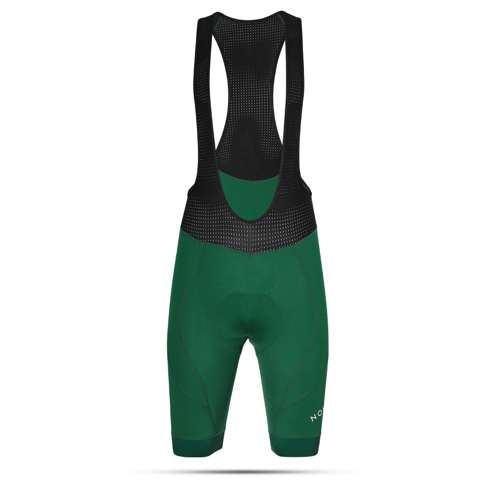Pro-Level Green Bib Shorts with Supportive Fit – Nomad Bib Shorts Green