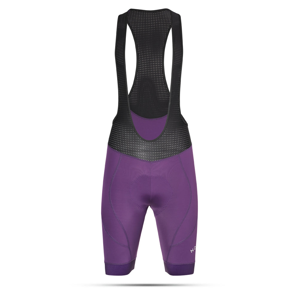 Padded Performance Cycling Bib Shorts for Long Rides – Nomad Bib Shorts Purple