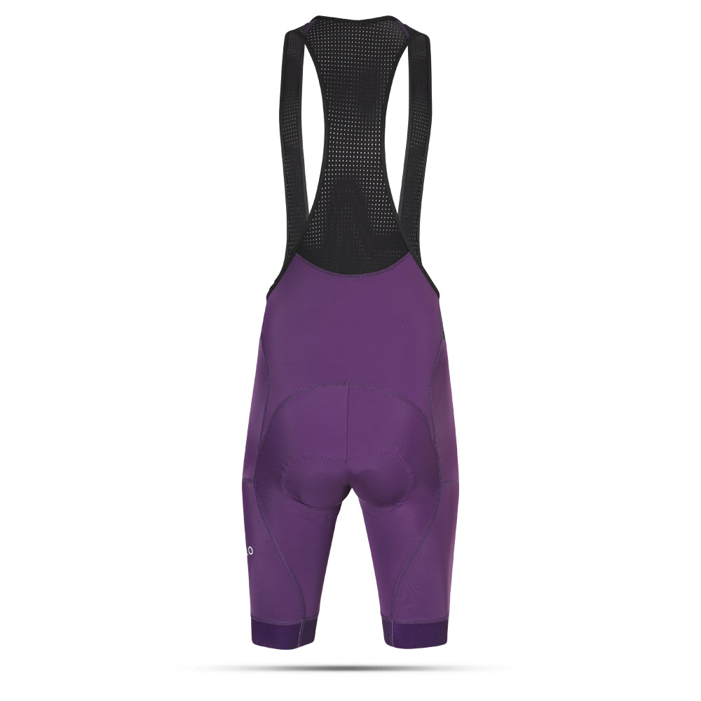 Padded Performance Cycling Bib Shorts for Long Rides – Nomad Bib Shorts Purple