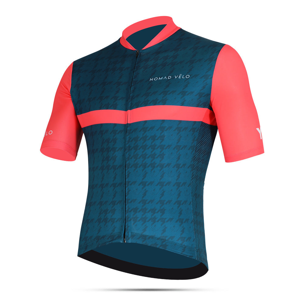 Cycling Fluor Neon Jersey – High Visibility Aero Fit for Speed and Safety | Nomad Vélo