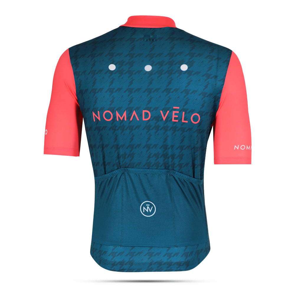 Cycling Fluor Neon Jersey – High Visibility Aero Fit for Speed and Safety | Nomad Vélo