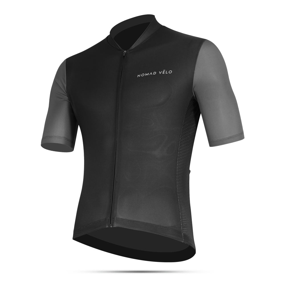 Matte Aero Fit Bike Jersey for All-Day Summer Rides – Carbon Jersey