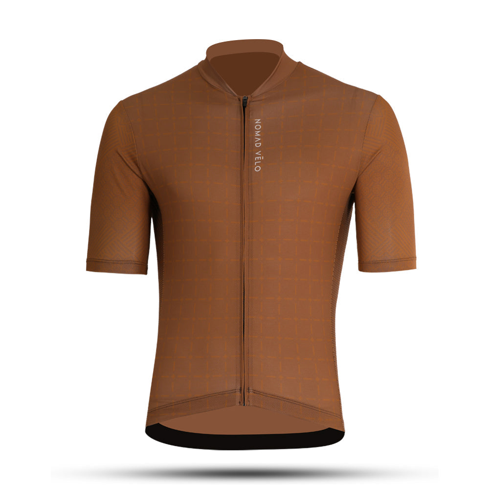Neutral Aero Cycling Jersey for Warm Weather Comfort – Camel Jersey