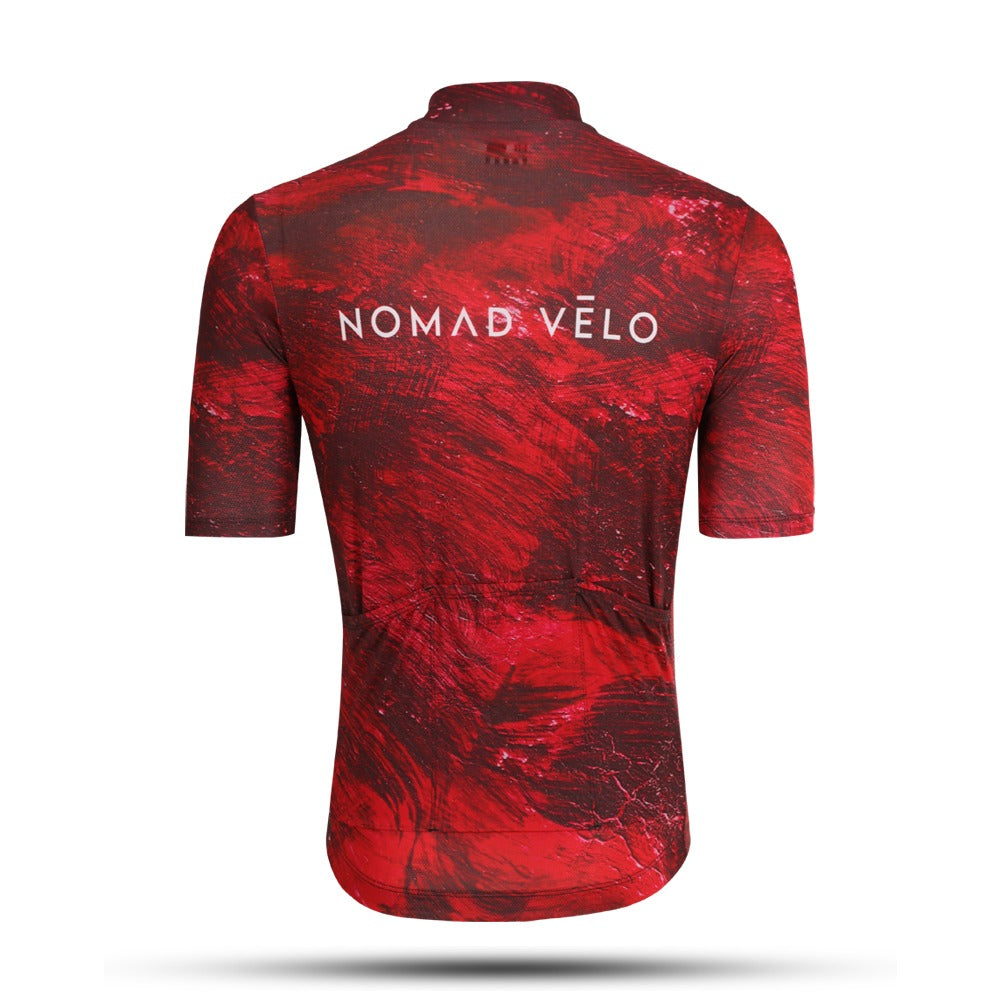 Cycling Vinous Deep Red Jersey – Pro Fit for High-Performance Road Racing | Nomad Vélo