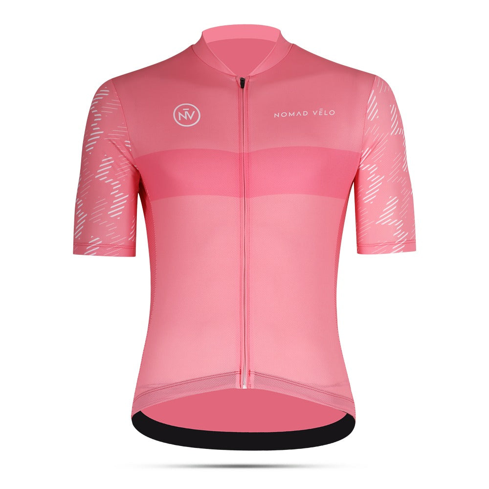 Aero Race Fit Bike Jersey for Hot Weather Performance – Bubblegum Jersey