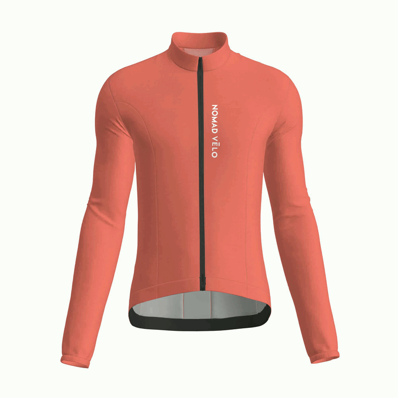 Orange Nomad Windproof Cycling Jacket