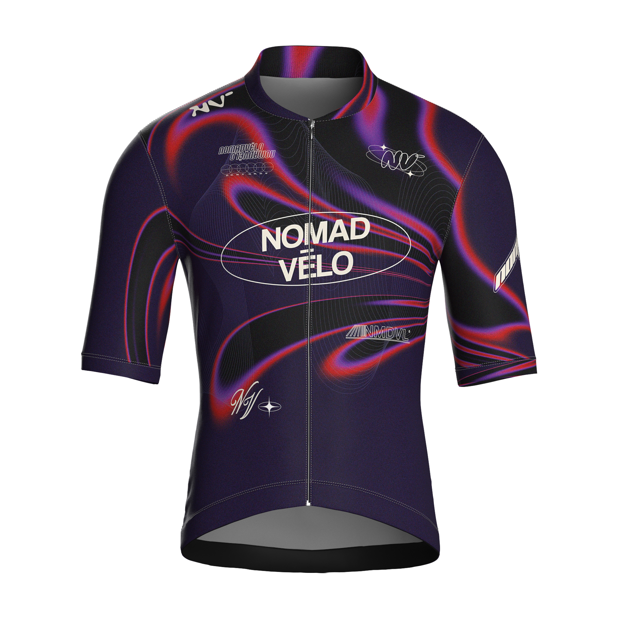 Futurist Blur Short Sleeve Jersey | Nomad Vélo