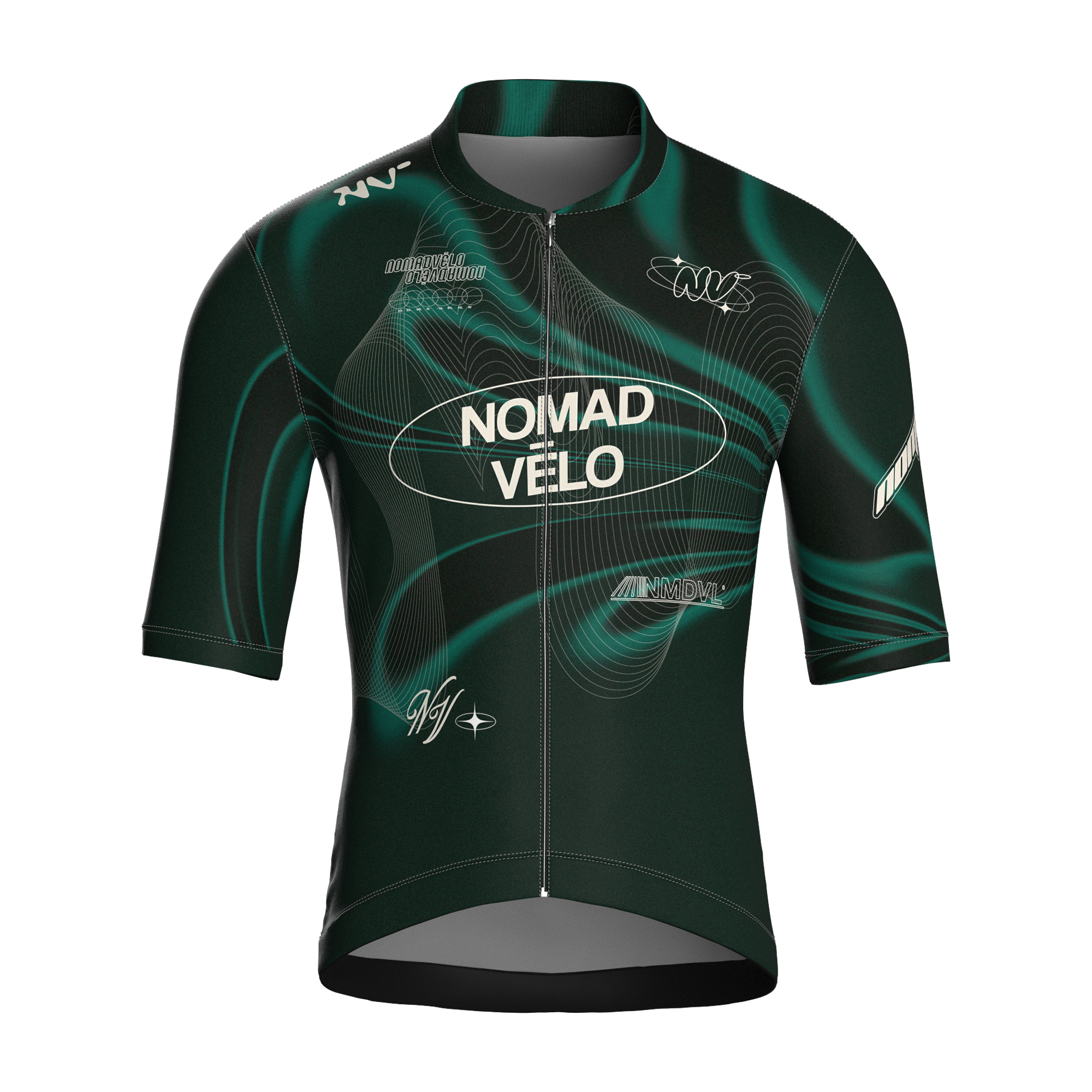Futurist Dark Short Sleeve Jersey | Nomad Vélo
