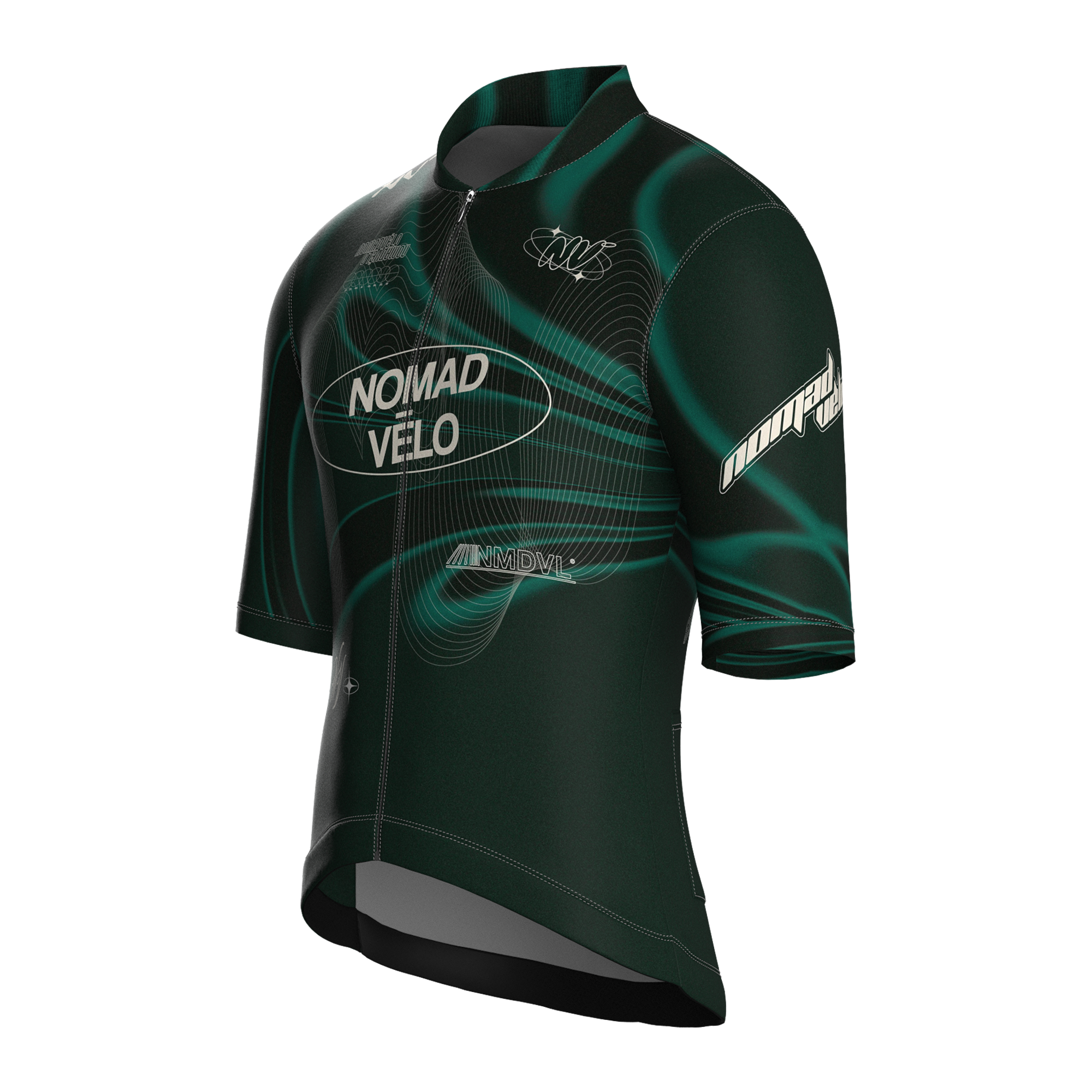 Futurist Dark Short Sleeve Jersey | Nomad Vélo