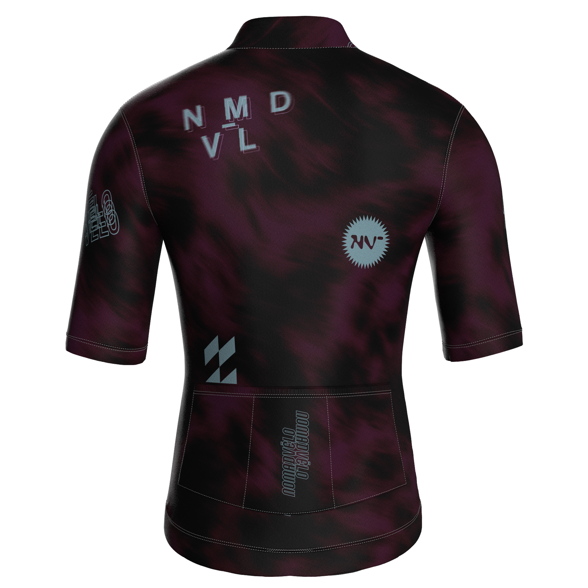Boreal Burgundy Short Sleeve Jersey | Nomad Vélo