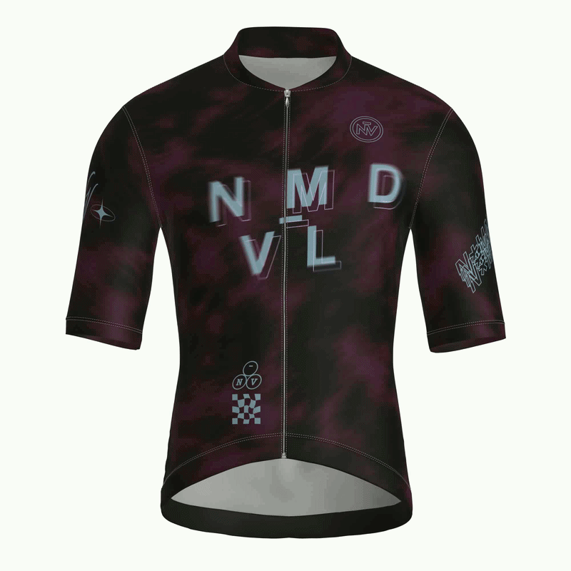 Boreal Burgundy Short Sleeve Jersey | Nomad Vélo