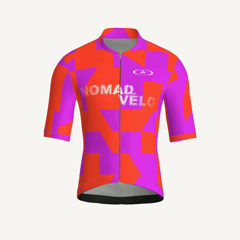 Vector Pink Short Sleeve Jersey | Nomad Vélo