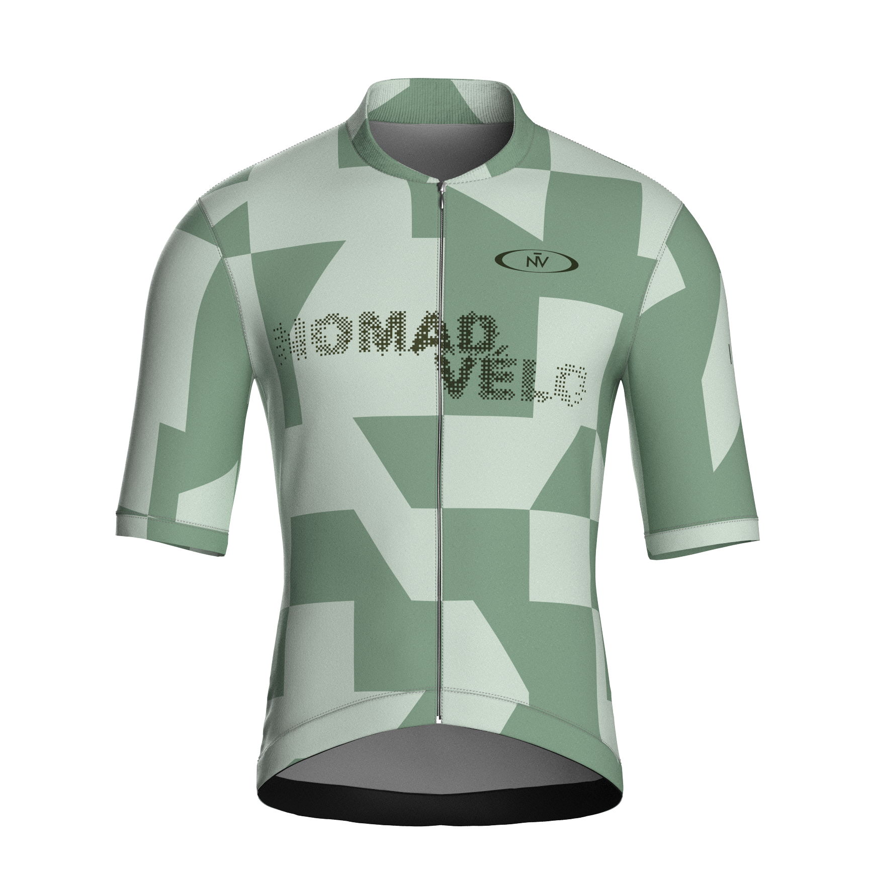 Vector Green Short Sleeve Jersey | Nomad Vélo