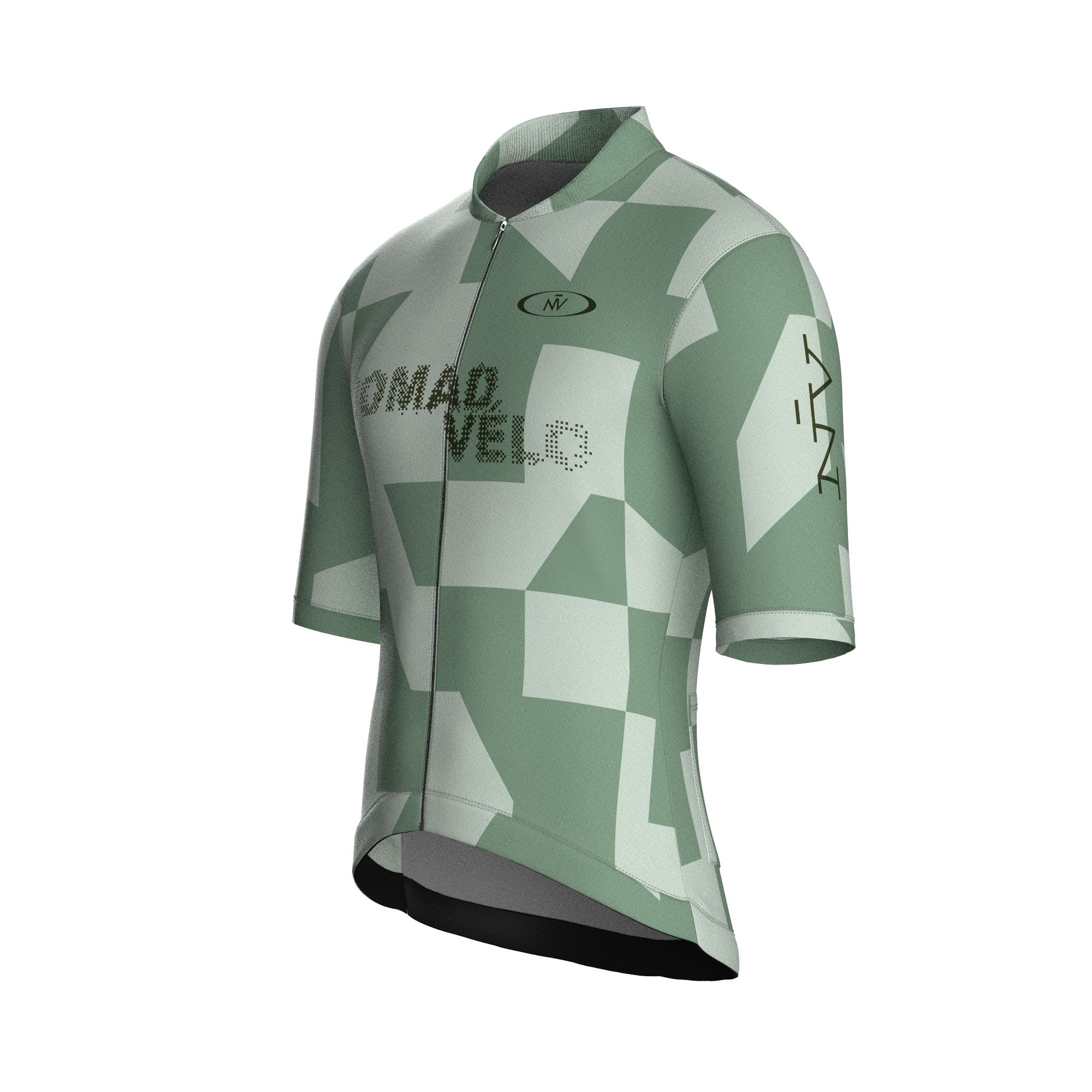 Vector Green Short Sleeve Jersey | Nomad Vélo