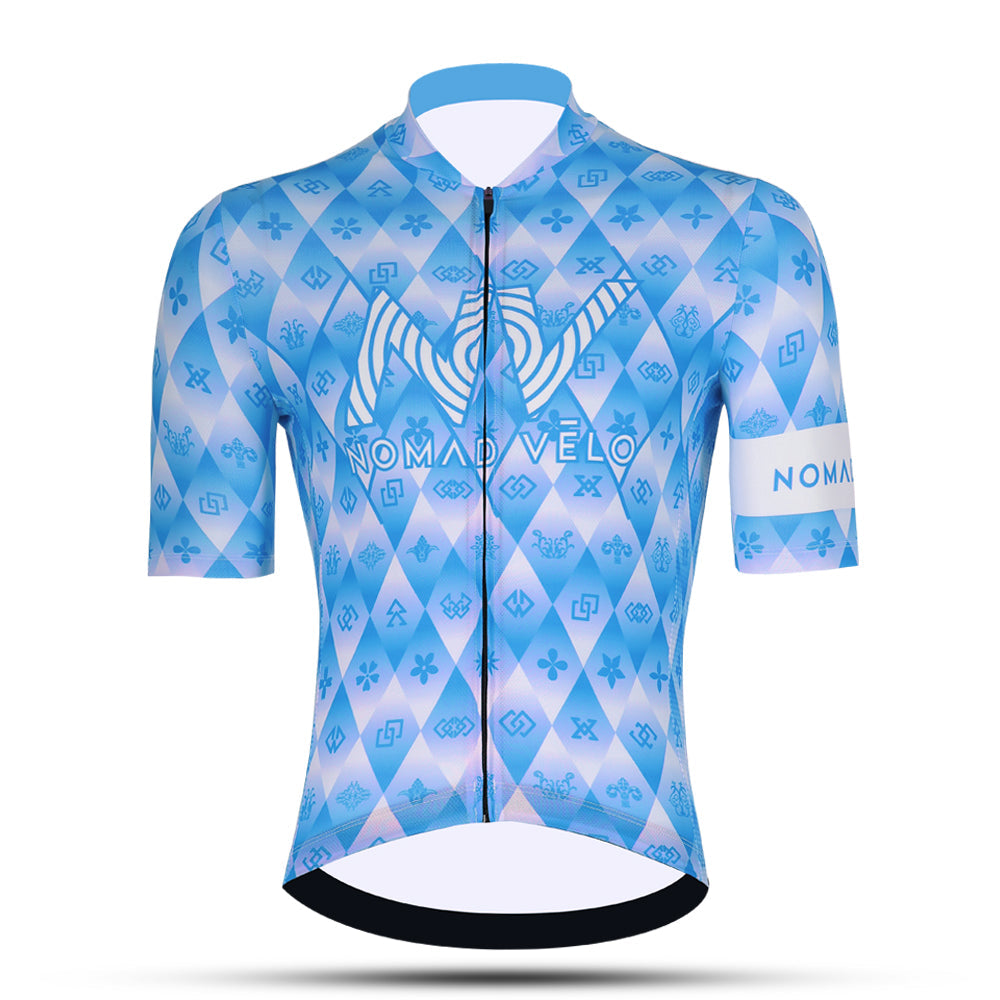 Cycling Royal Blue Jersey – Race Slim Fit Aero High Performance Road | Nomad Vélo