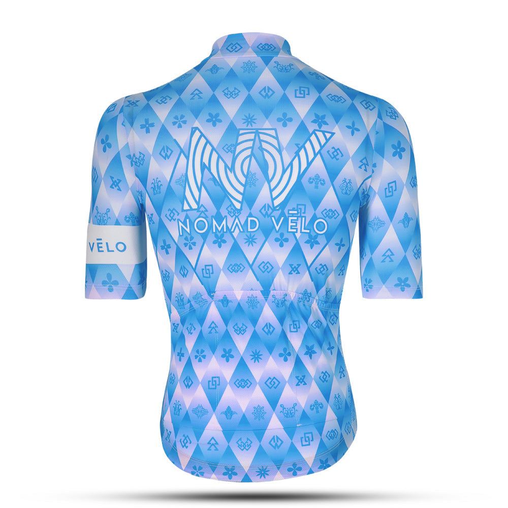 Cycling Royal Blue Jersey – Race Slim Fit Aero High Performance Road | Nomad Vélo