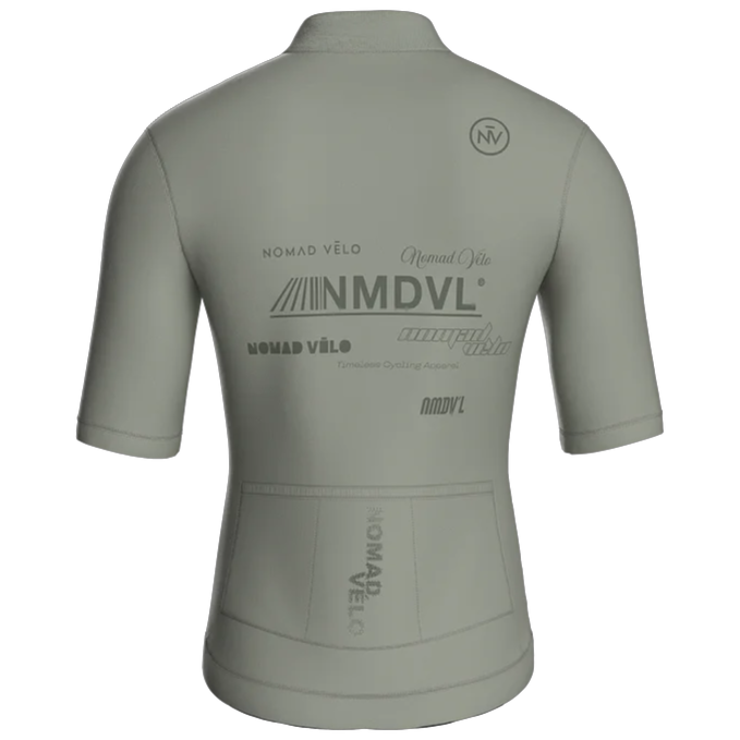 Element Grey Short Sleeve Jersey | Nomad Vélo