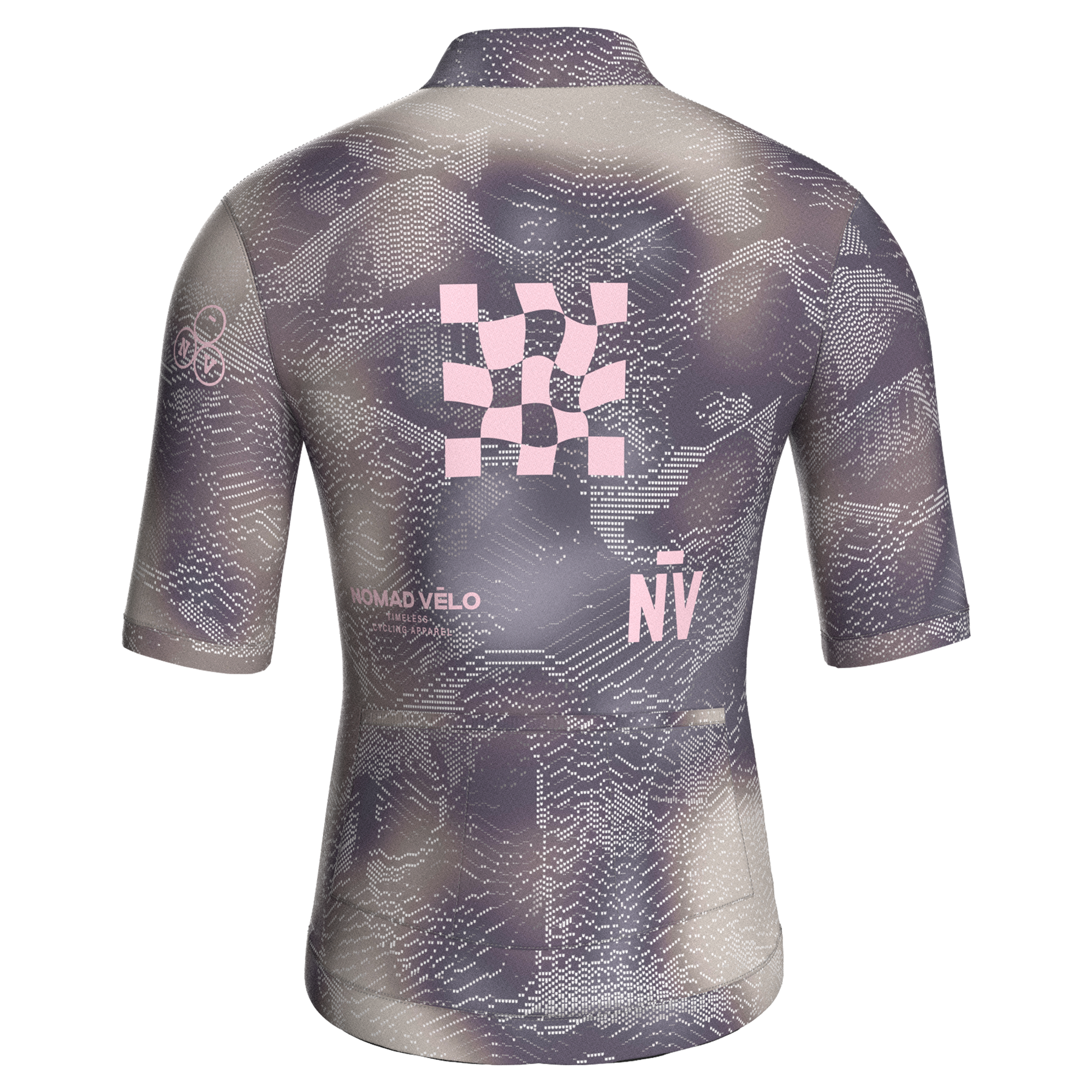 Race Grey Short Sleeve Jersey | Nomad Vélo