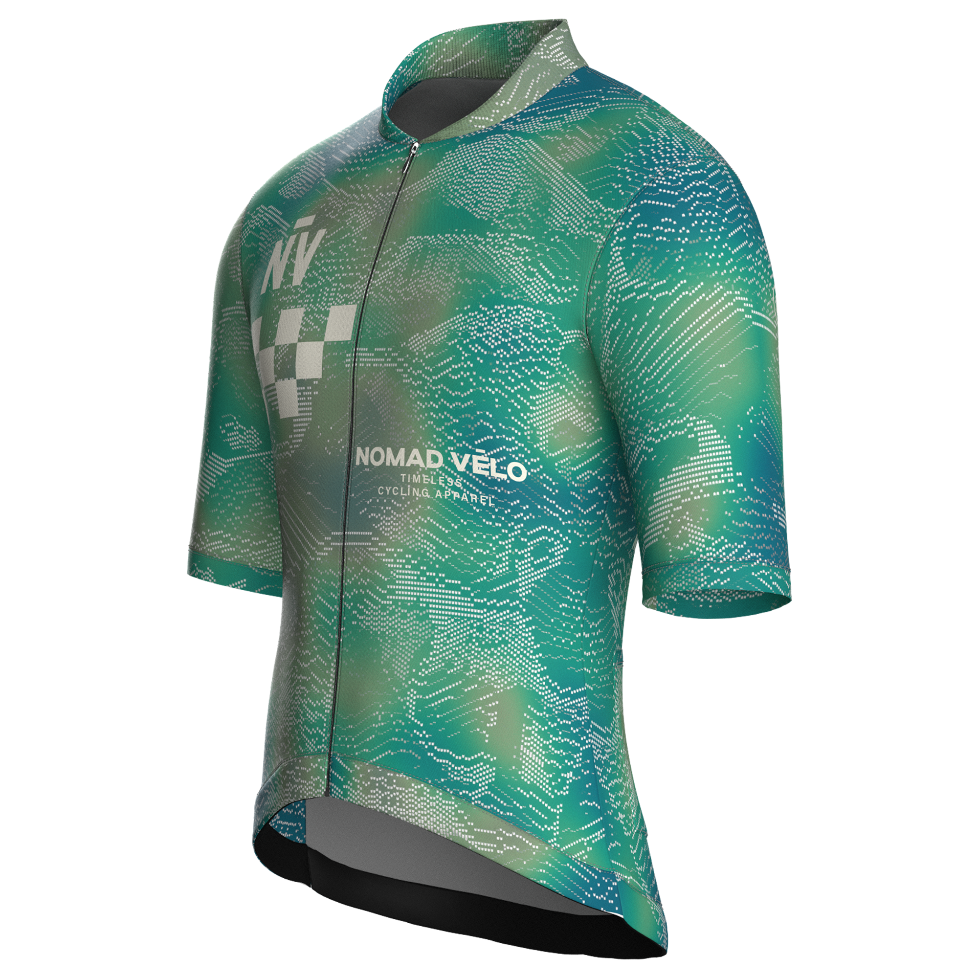 Race Green Short Sleeve Jersey | Nomad Vélo