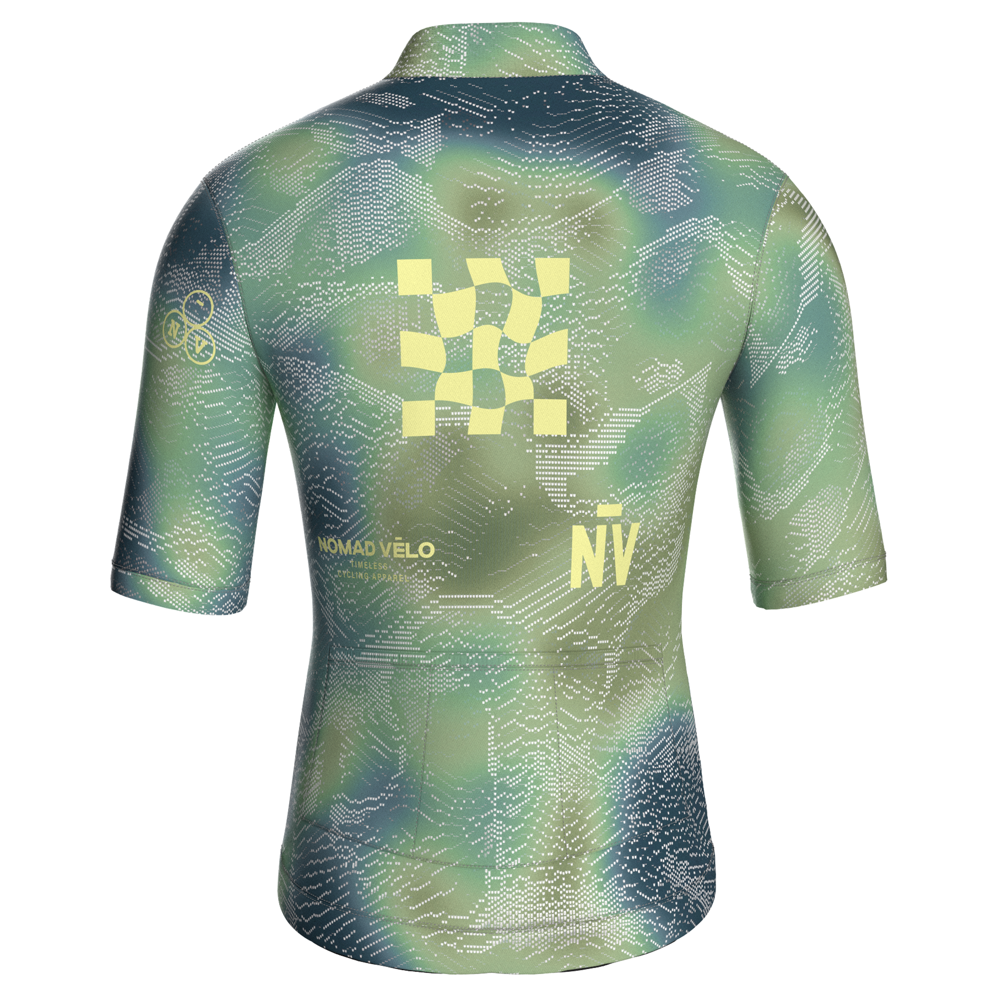 Race Olive Short Sleeve Jersey | Nomad Vélo