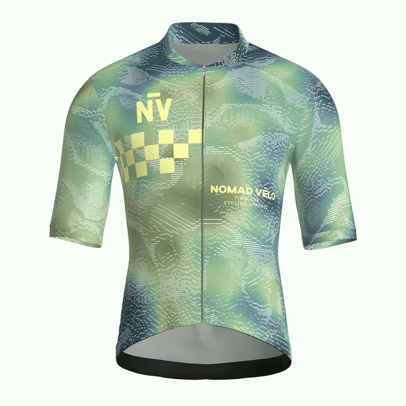 Race Olive Short Sleeve Jersey | Nomad Vélo