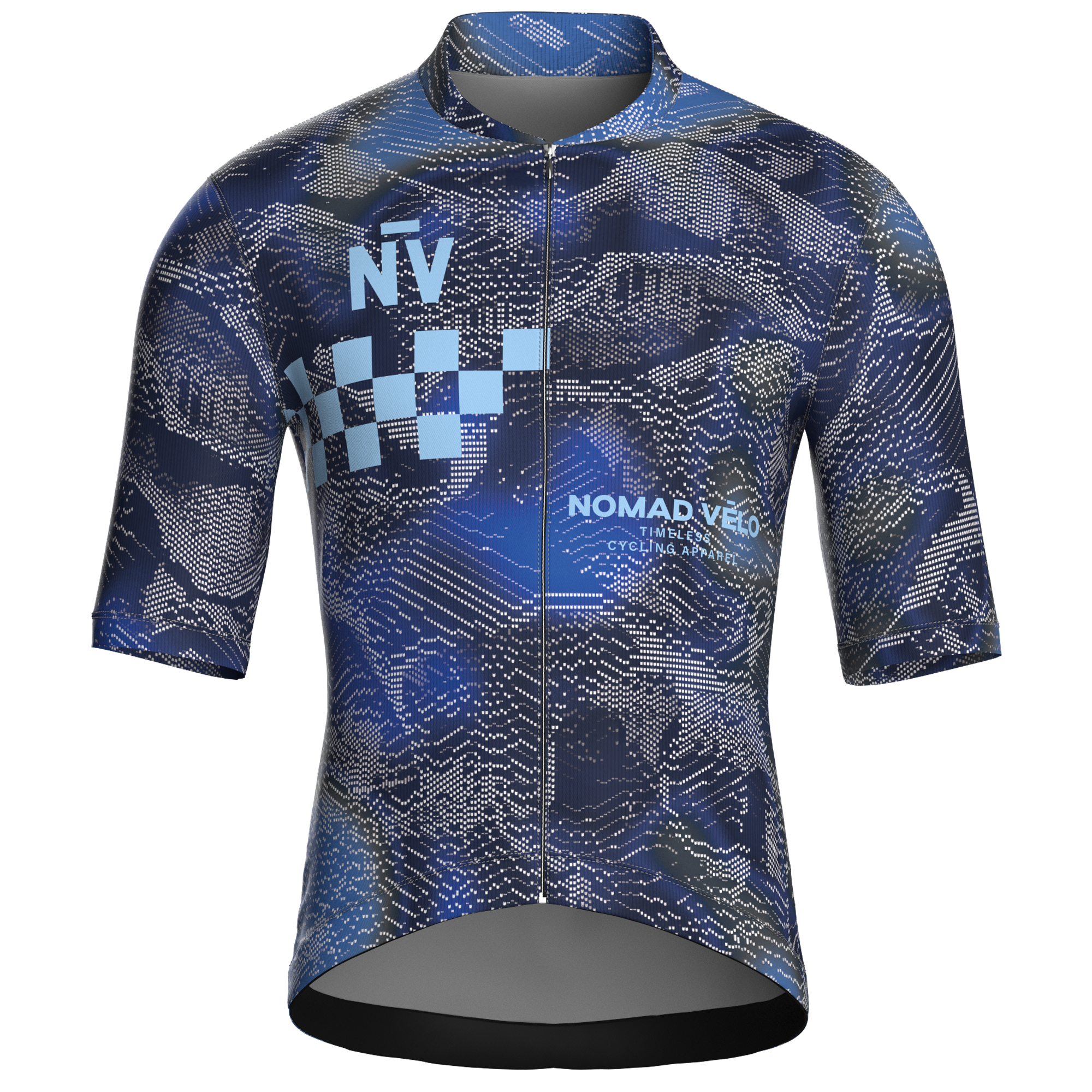 Race Navy Short Sleeve Jersey | Nomad Vélo