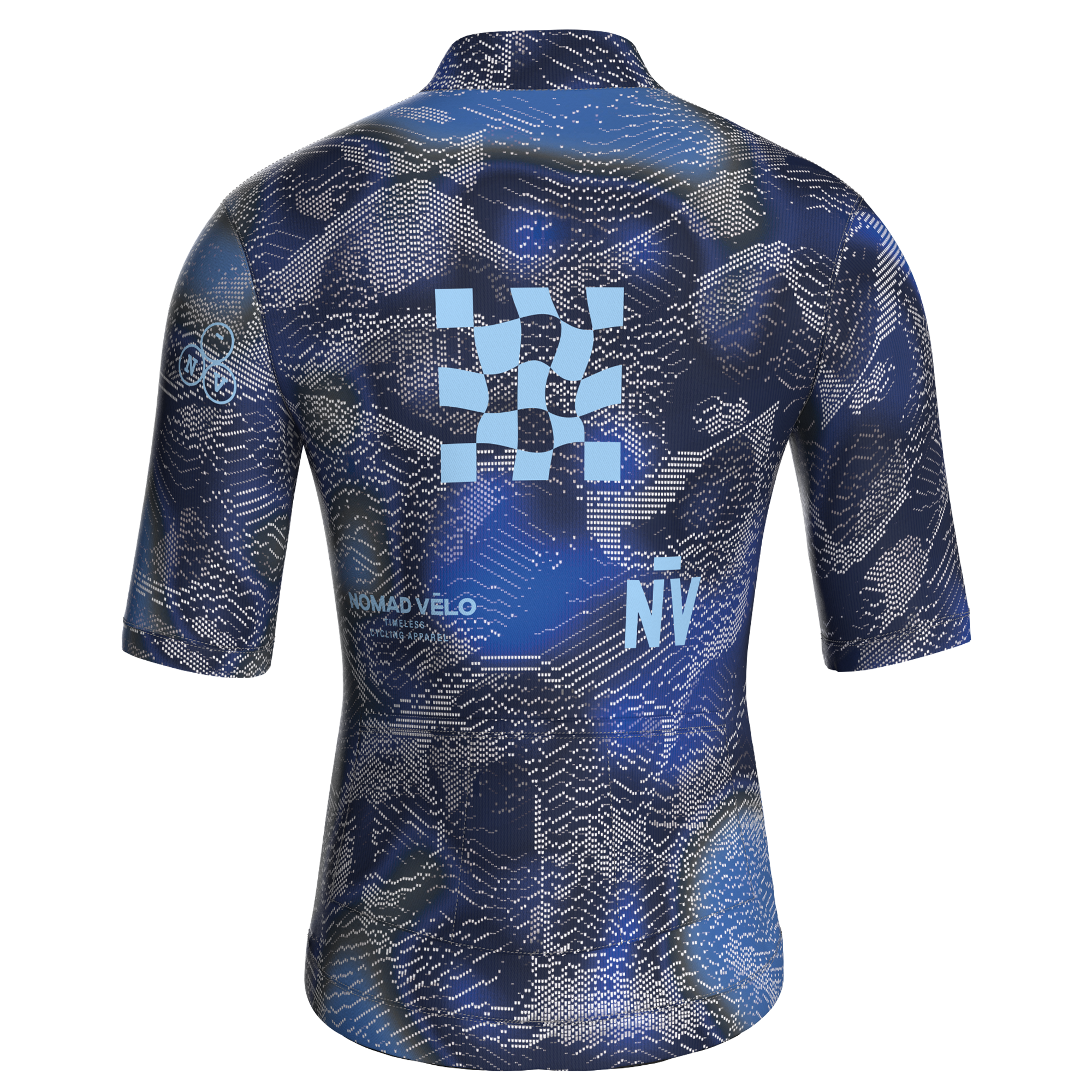 Race Navy Short Sleeve Jersey | Nomad Vélo