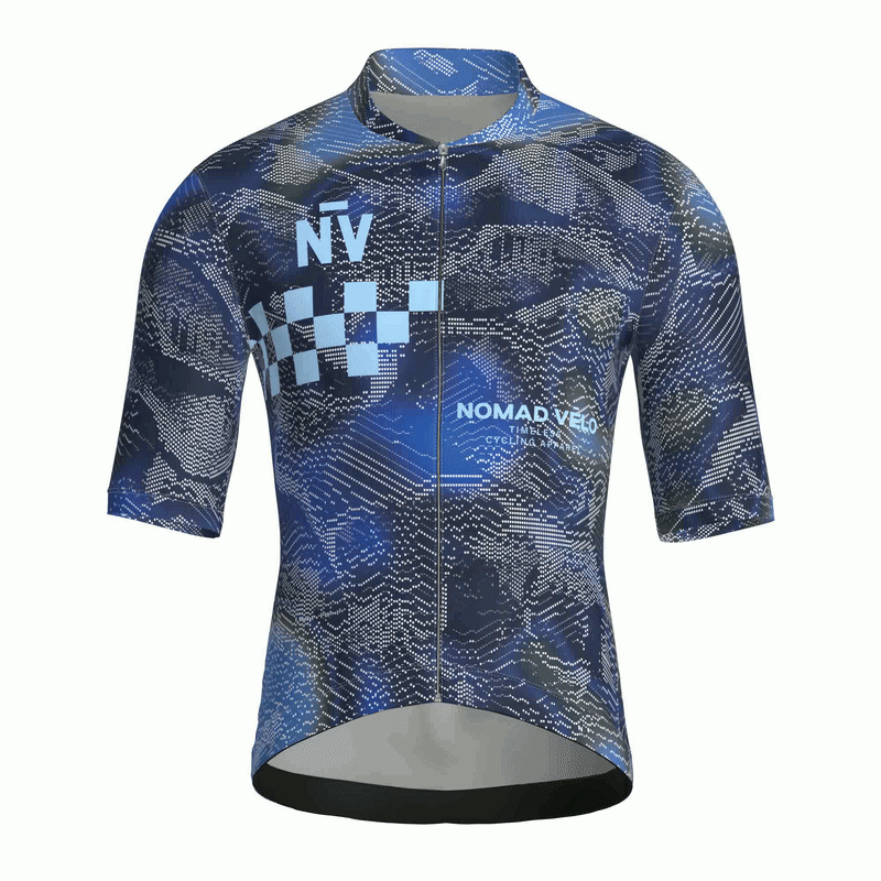 Race Navy Short Sleeve Jersey | Nomad Vélo