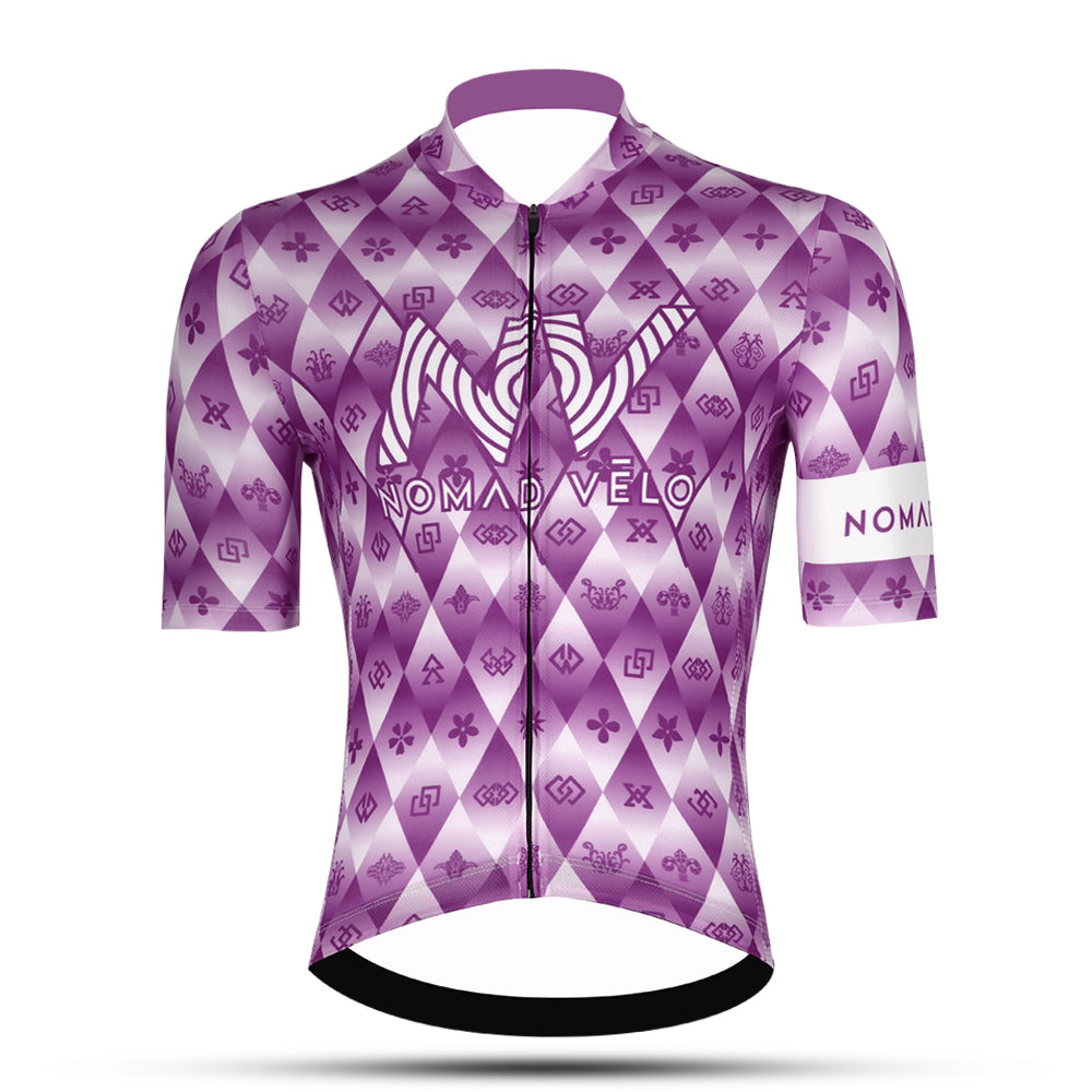 Cycling Purple Jersey – Race Slim Fit Aero High Performance Road | Nomad Vélo