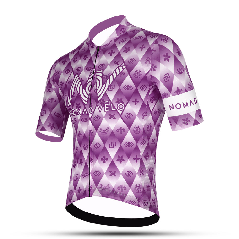 Cycling Purple Jersey – Race Slim Fit Aero High Performance Road | Nomad Vélo