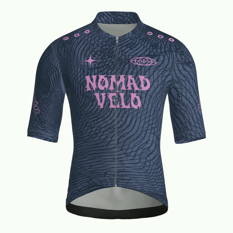 Coco Navy Short Sleeve Jersey | Nomad Vélo