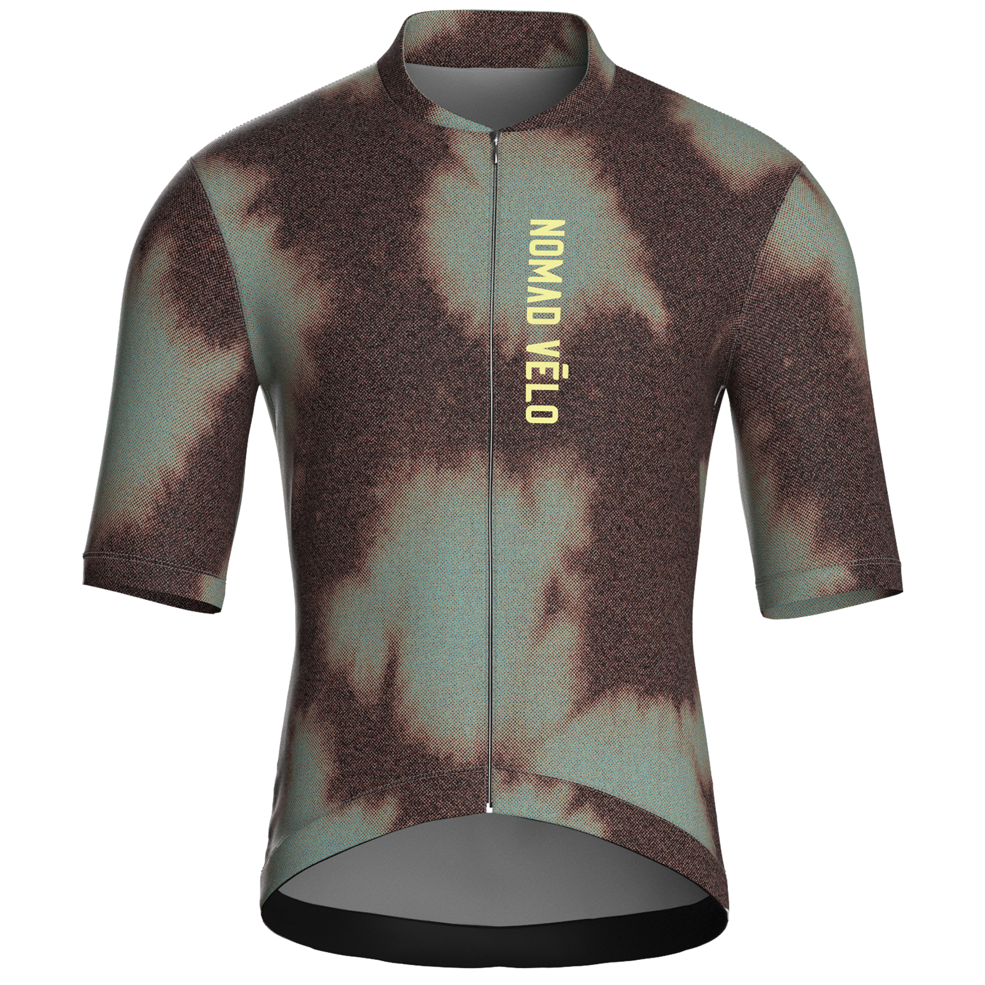 Tie-Dye Brown Jersey – Cycling Short Sleeve Race Fit