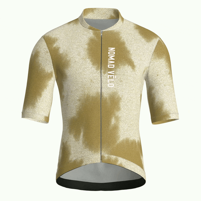 Tie-Dye Sand Jersey – Cycling Short Sleeve Race Fit