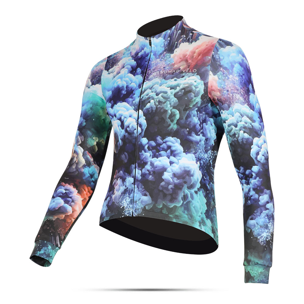 Cycling Implosion Long Sleeve Jersey – Aero Fit Centripetal Design Dynamic | Nomad Vélo