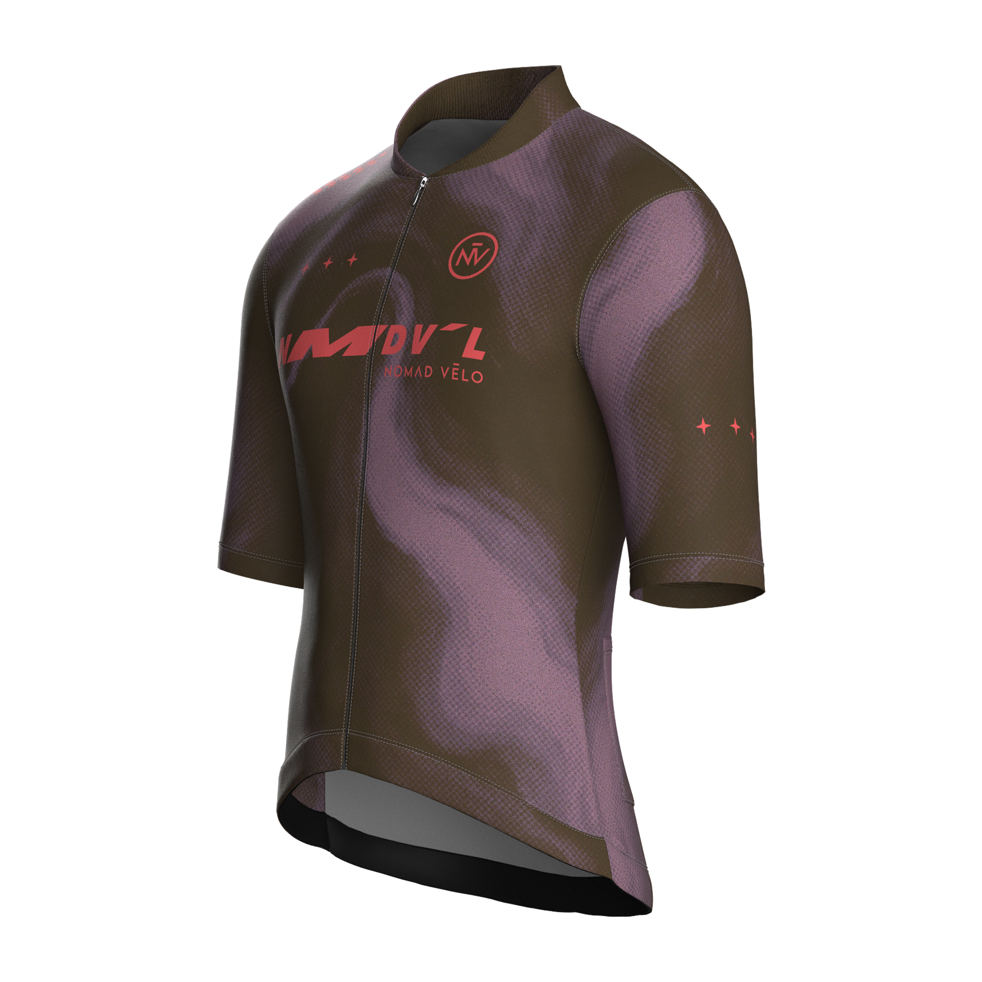 Marble Brown Jersey – Cycling Short Sleeve Race Fit Road Training
