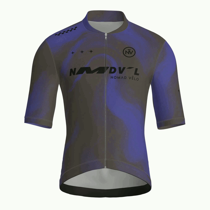 Marble Cobalt Jersey – Cycling Short Sleeve Race Fit