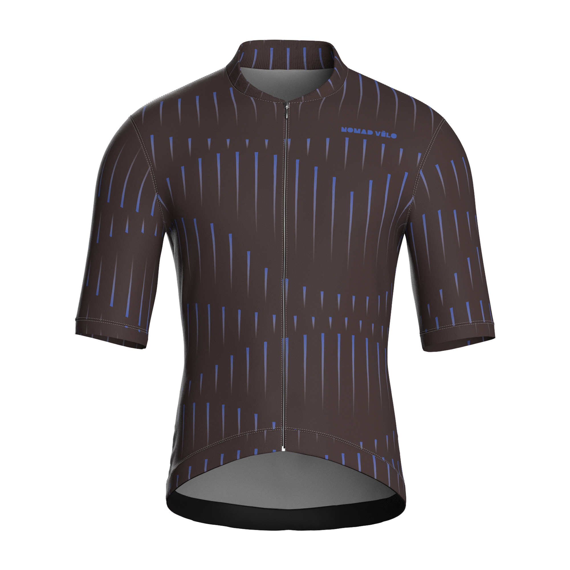 Pinstripe Brown Jersey – Cycling Short Sleeve Race Fit