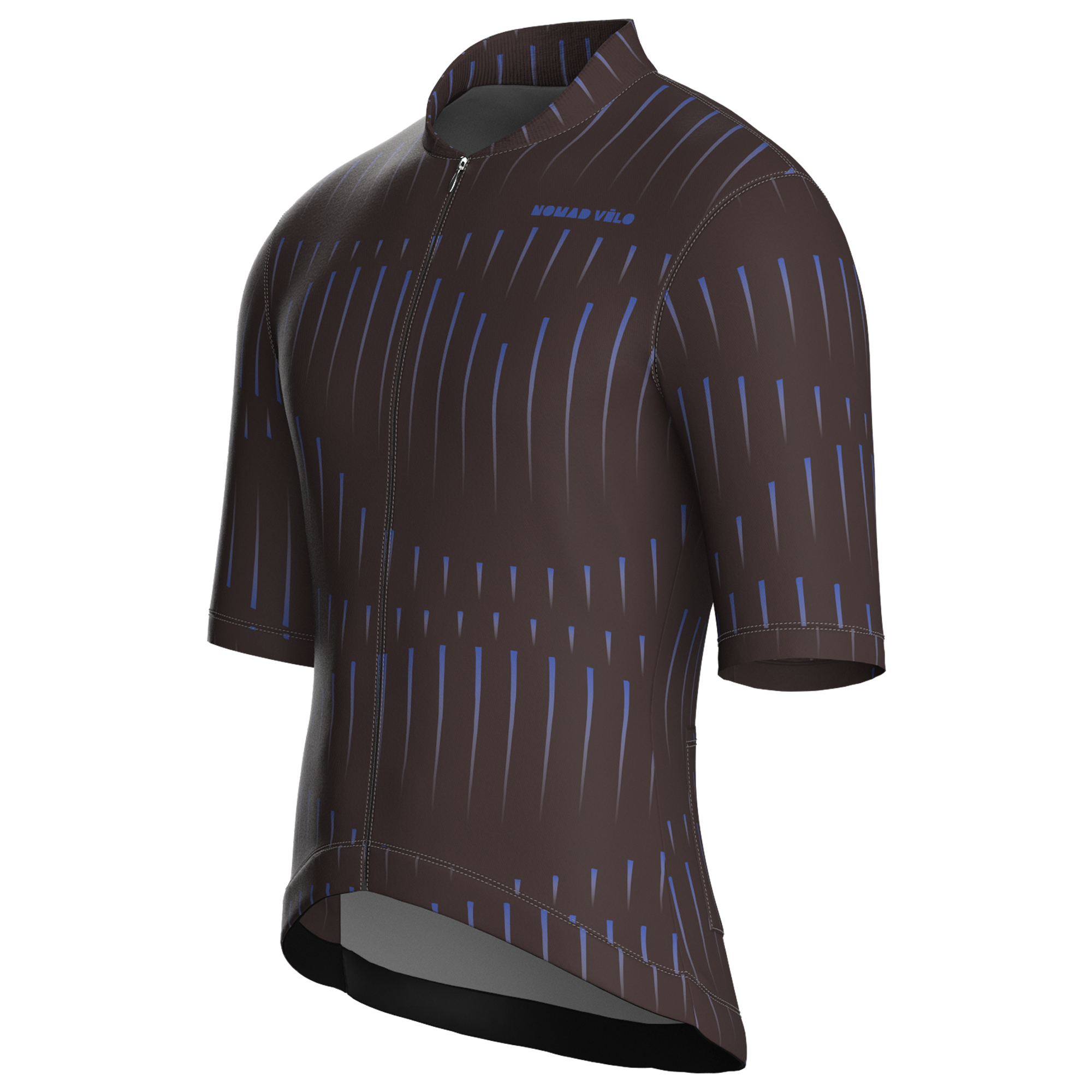Pinstripe Brown Jersey – Cycling Short Sleeve Race Fit