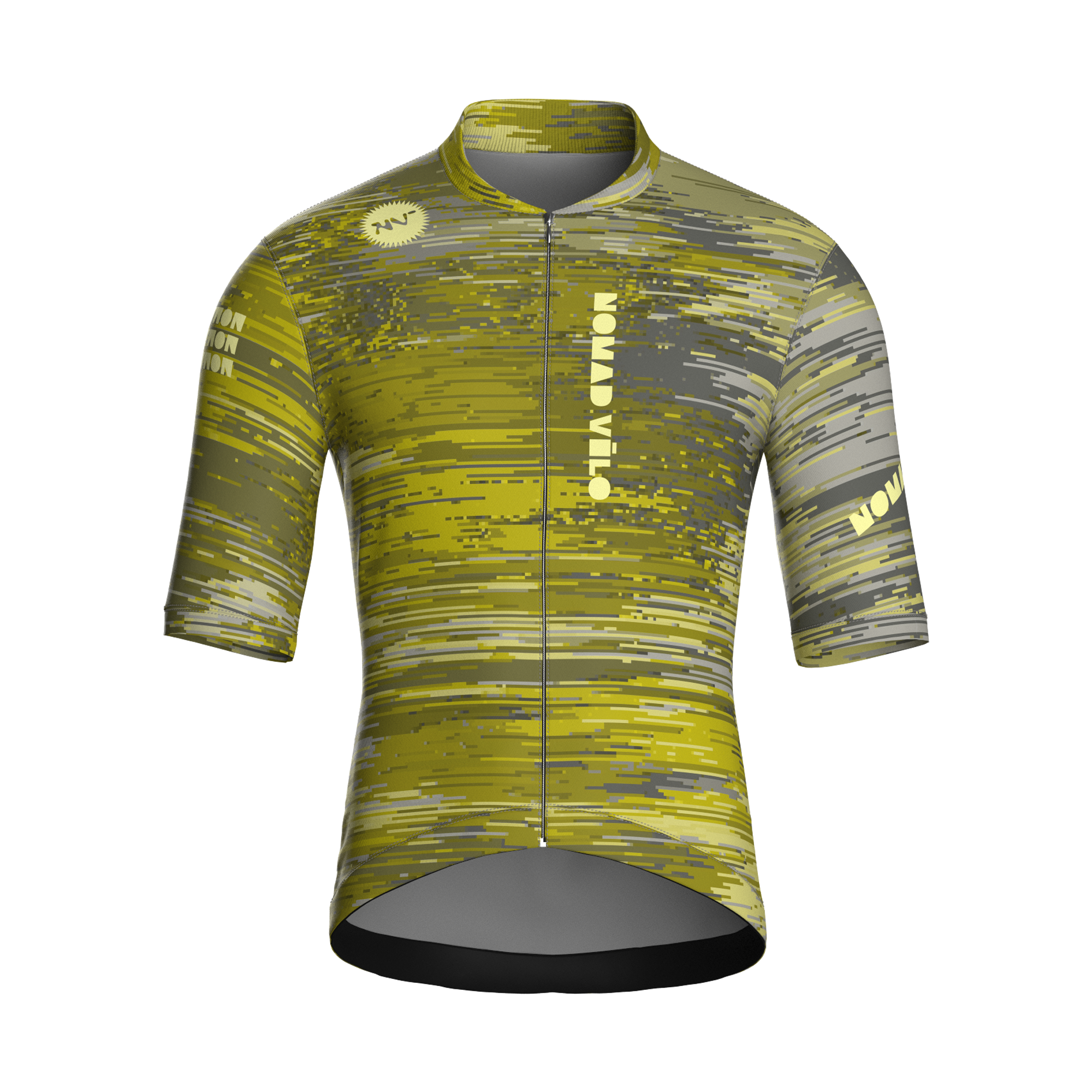 Glitch Olive Jersey – Cycling Short Sleeve Race Fit