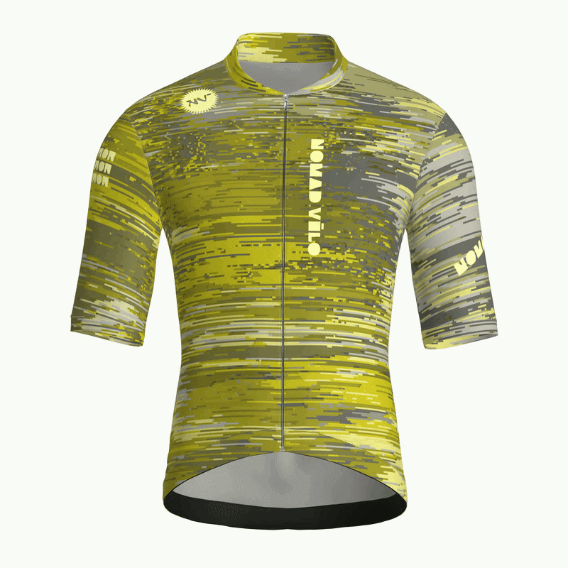 Glitch Olive Jersey – Cycling Short Sleeve Race Fit