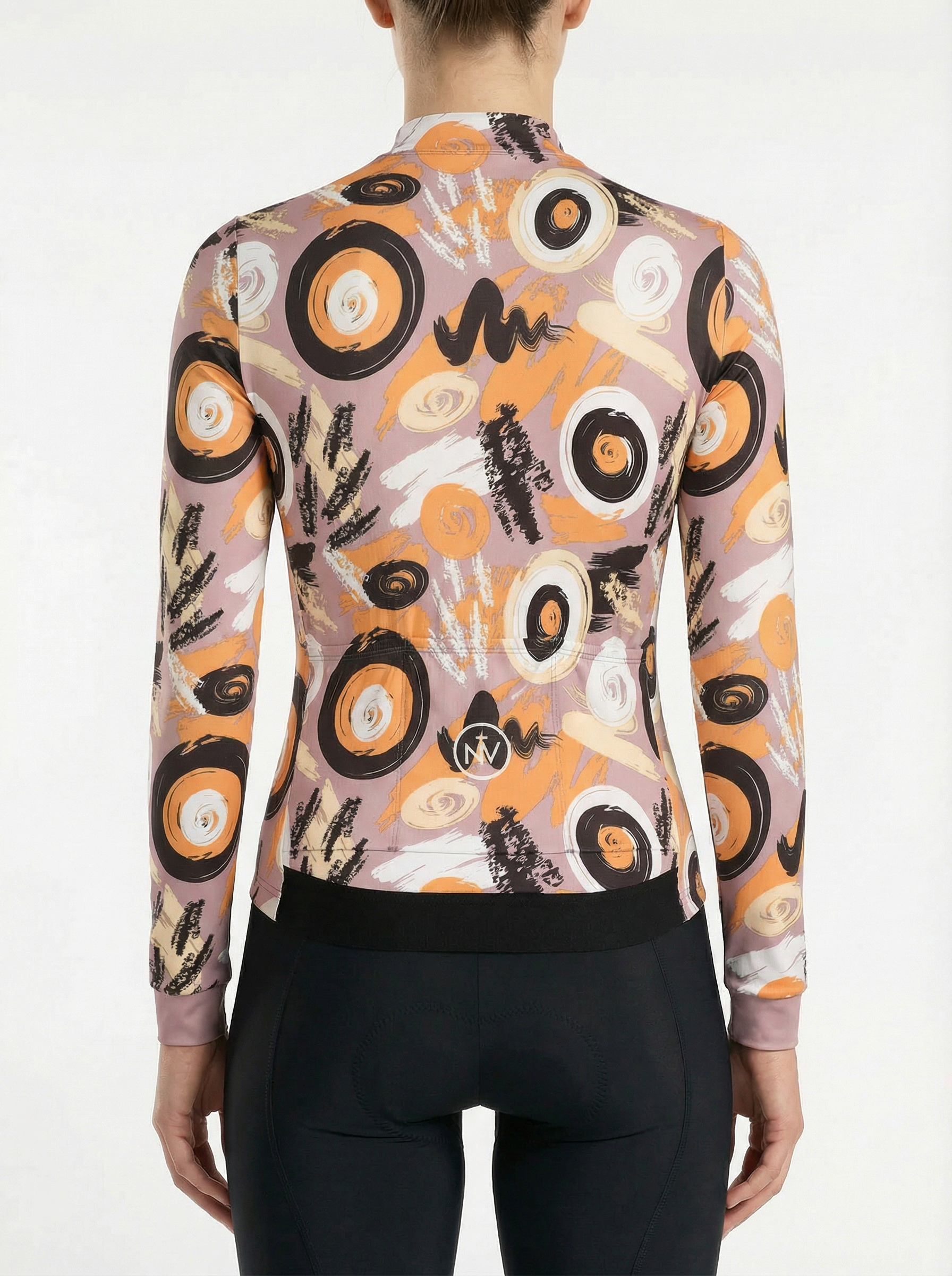 Cycling Baobab Long Sleeve Jersey – Aero Fit Thermal African Nature Tree Design | Nomad Vélo