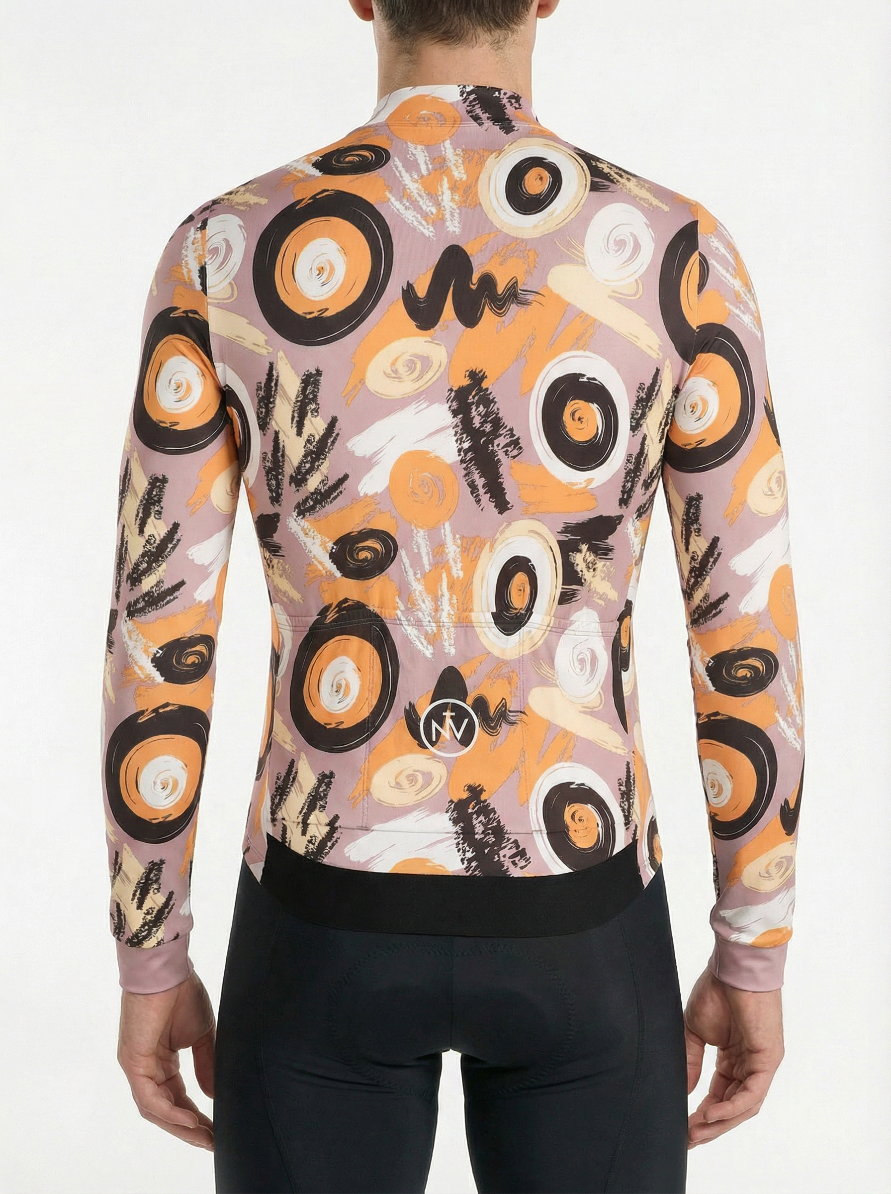 Cycling Baobab Long Sleeve Jersey – Aero Fit Thermal African Nature Tree Design | Nomad Vélo