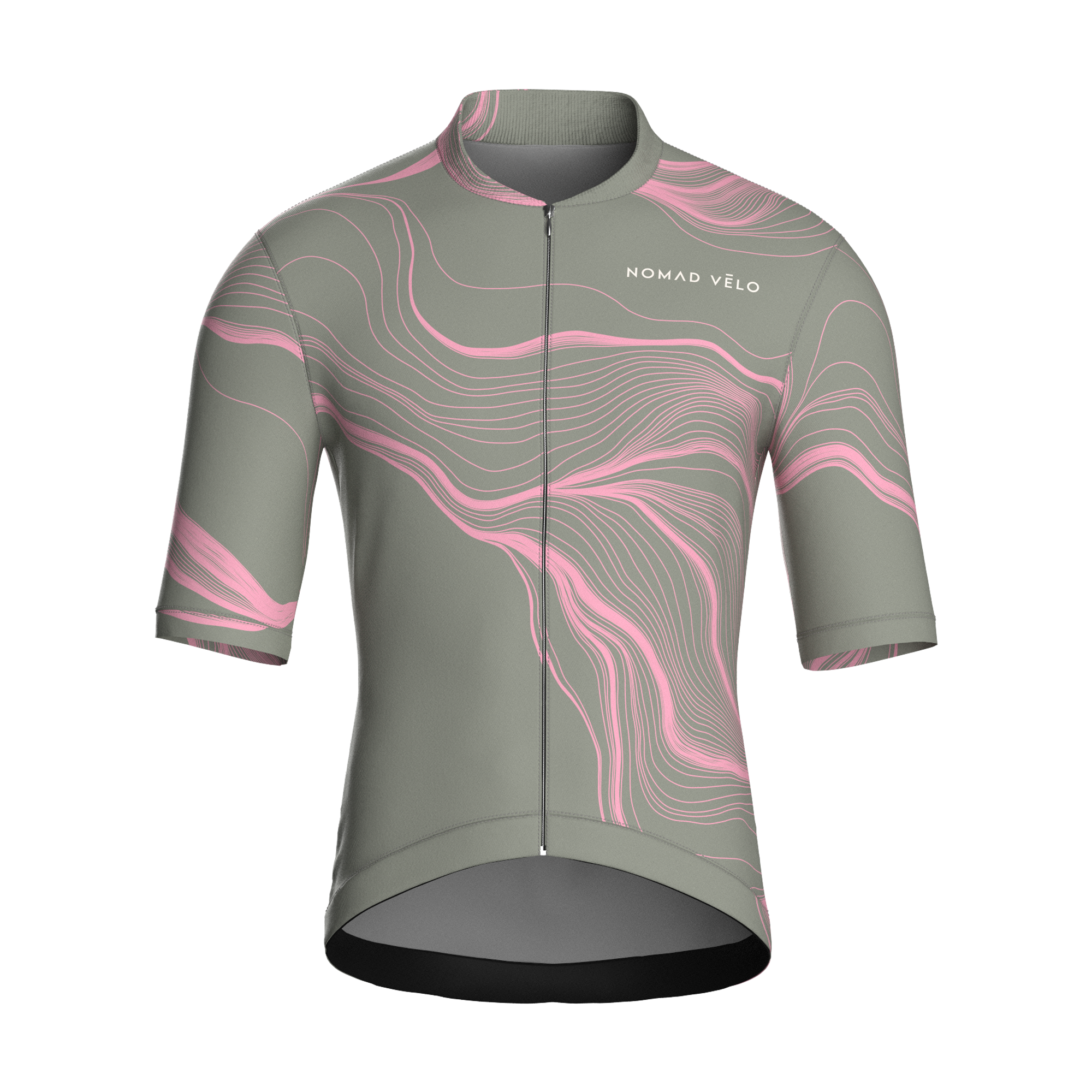 Contour Khaki Jersey – Cycling Short Sleeve Race Fit