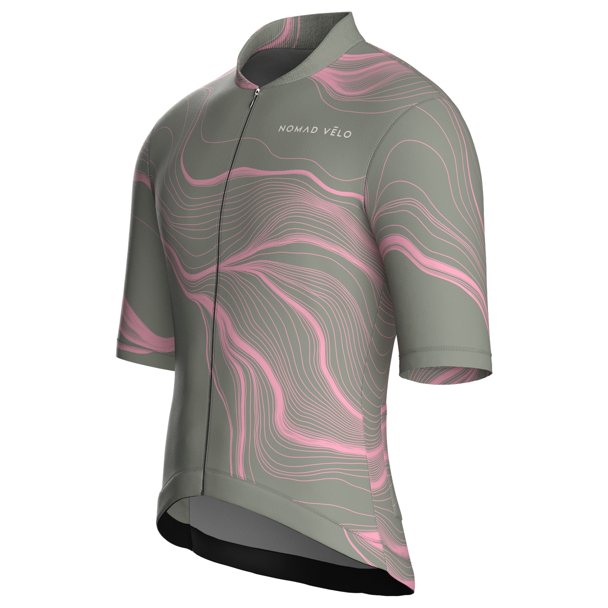 Contour Khaki Jersey – Cycling Short Sleeve Race Fit