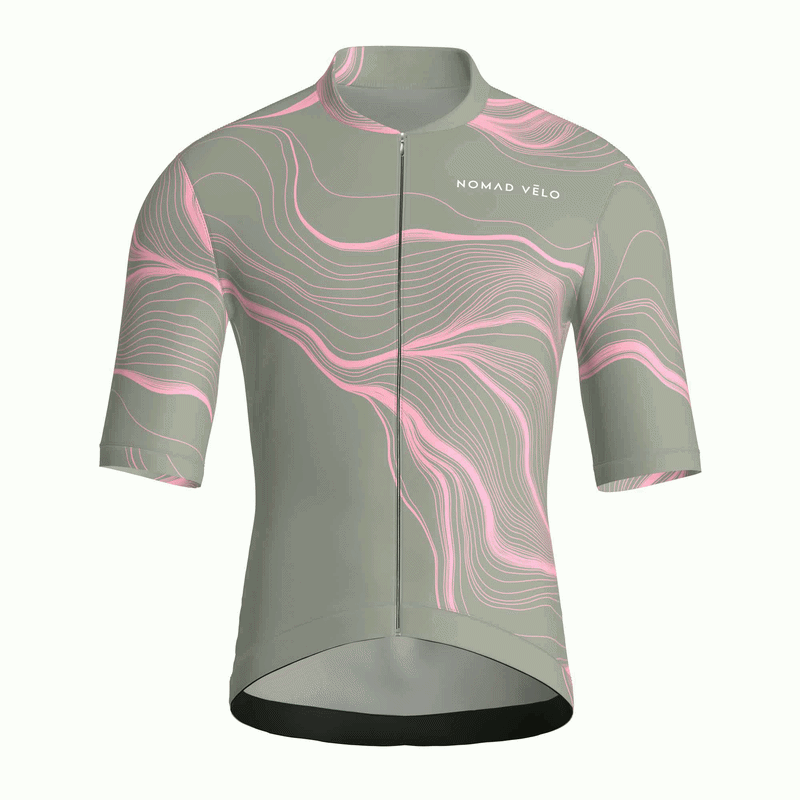 Contour Khaki Jersey – Cycling Short Sleeve Race Fit