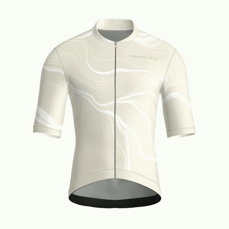 Contour Sand Jersey – Cycling Short Sleeve Race Fit