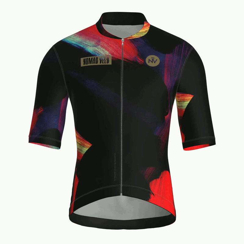 Painterly Midnight Jersey – Cycling Short Sleeve Aero Fit Sublimated Artwork