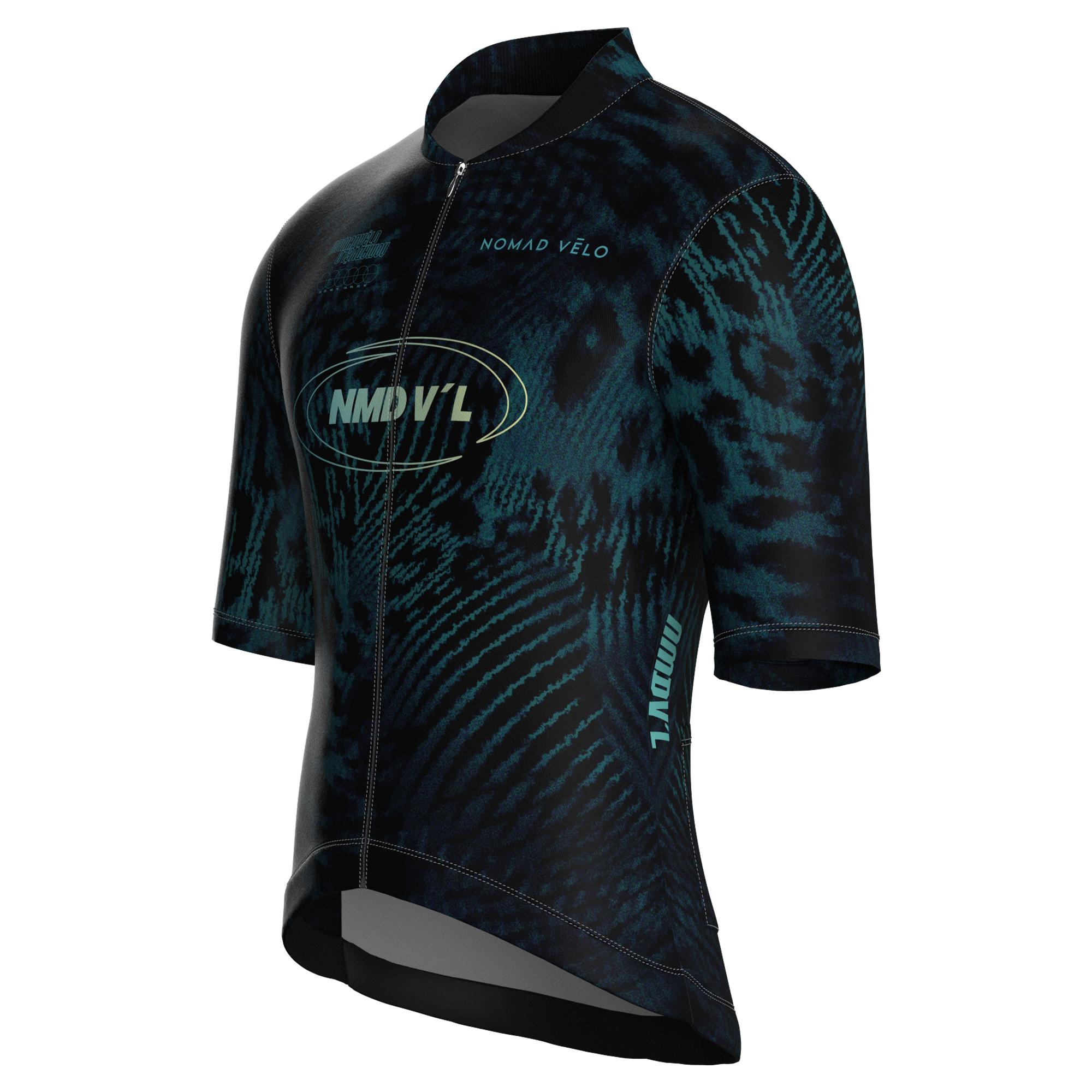 Panther Teal Jersey – Cycling Short Sleeve Race Fit
