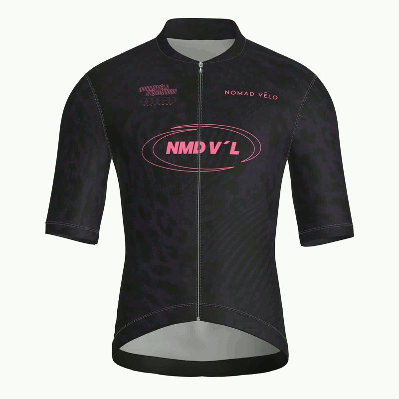 Panther Black Jersey – Cycling Short Sleeve Race Fit