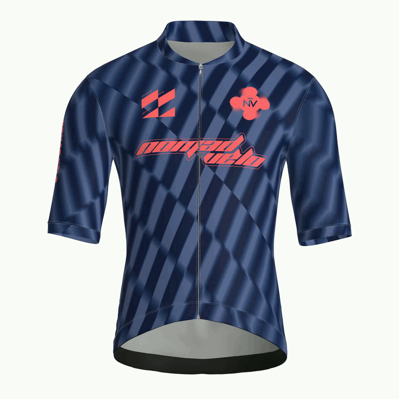 Motion Navy Jersey – Cycling Short Sleeve Race Fit